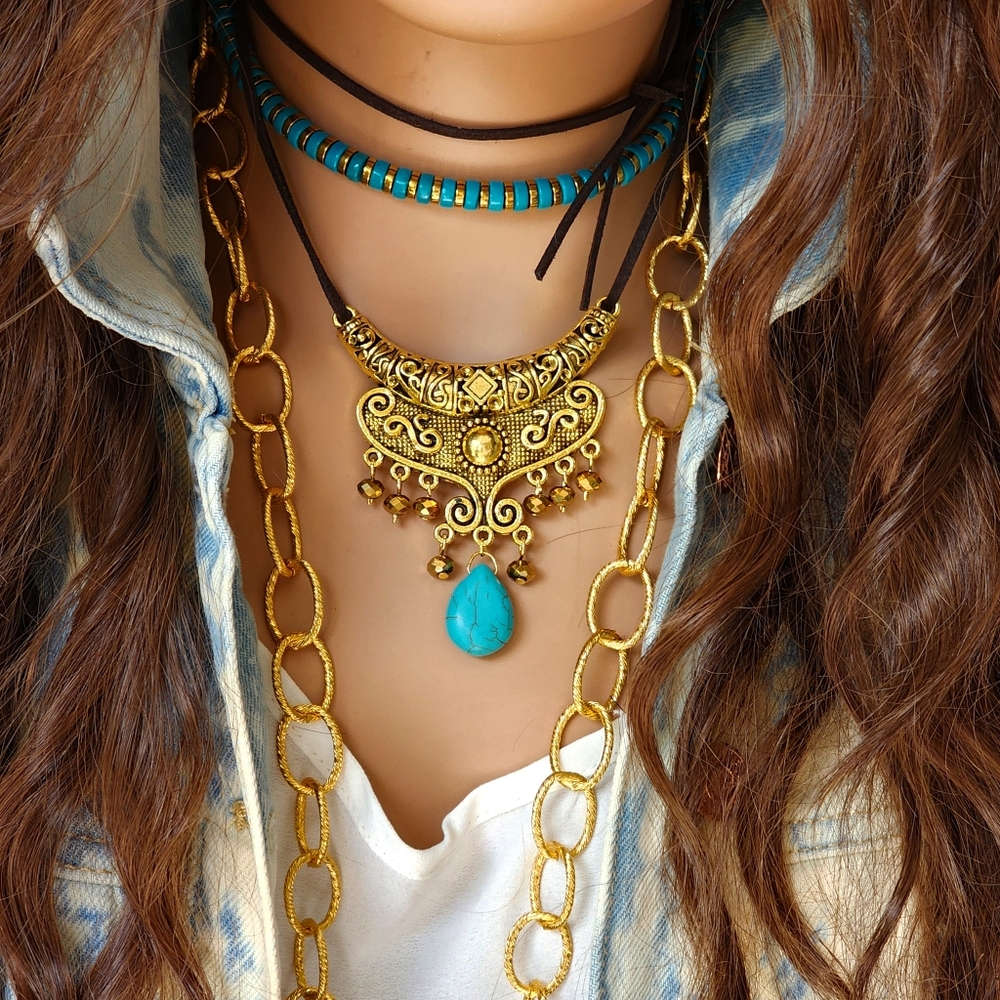 Gypcy BOHO CHIC Designer Unique Necklace Ivana Ruzzo Designer Jewelry